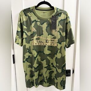 NWT Atlanta United FC Adidas Jersey Camo Pattern Size M